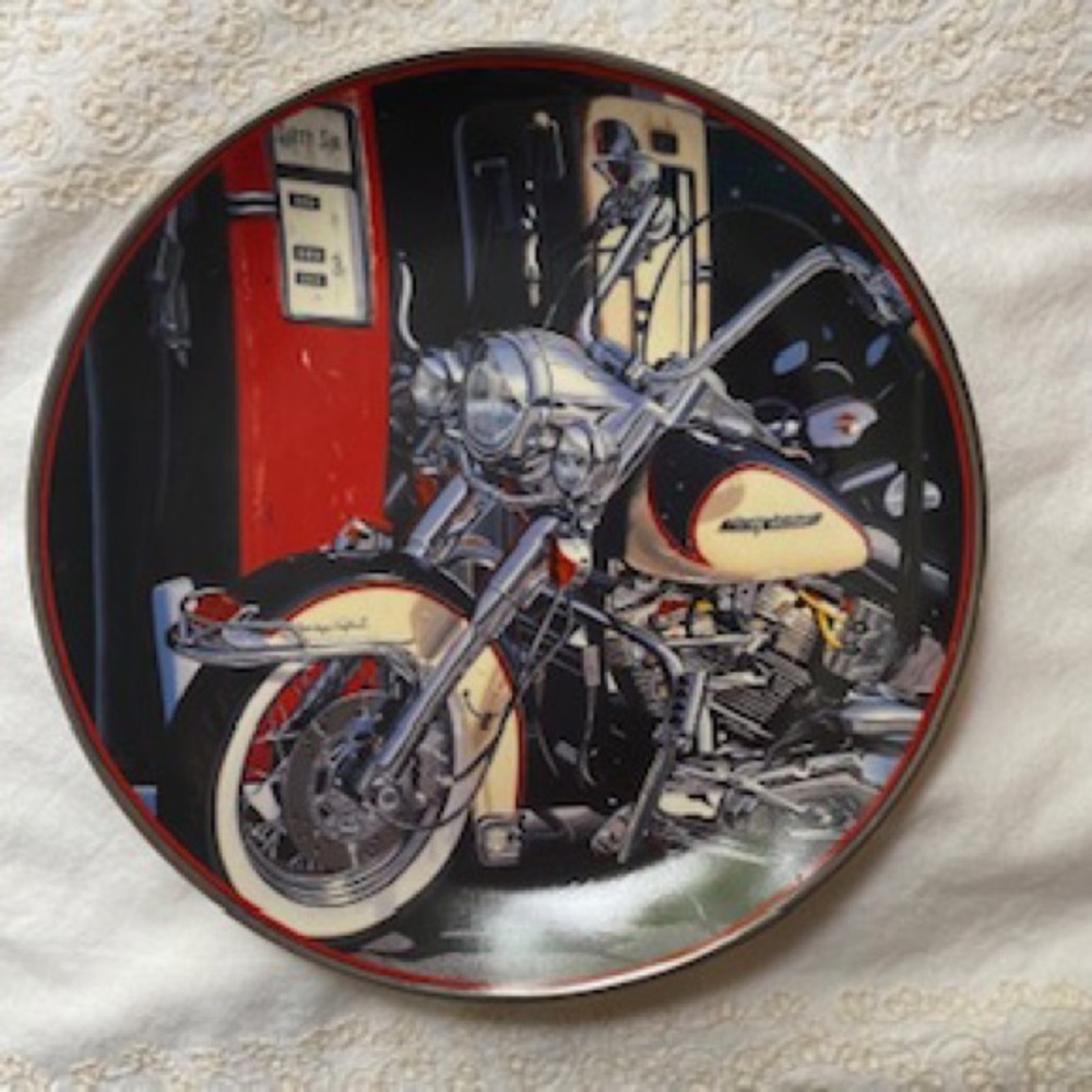 Vintage Franklin Mint Harley Davidson Plate
